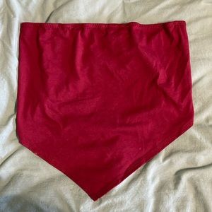 “Bandana” style tube top